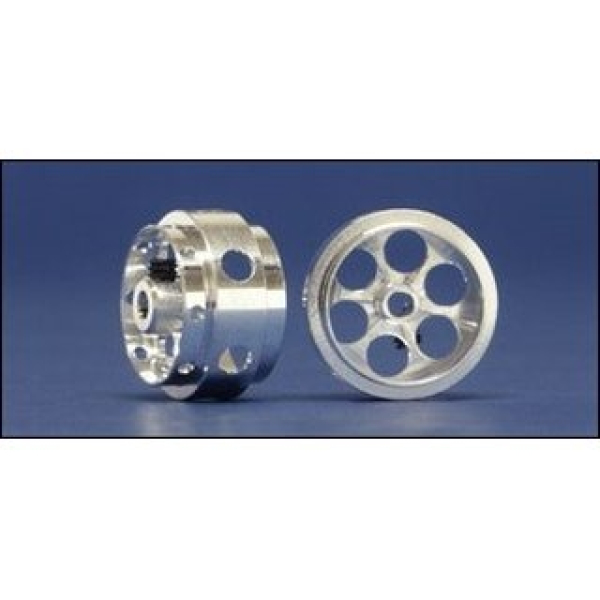 Alu-Felgen, Ø16x8mm f. Achsen Ø2,36mm, 2 Stück 5001